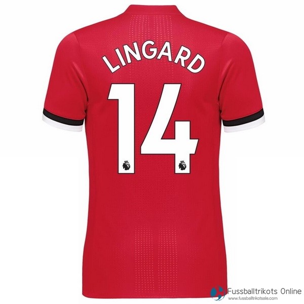 Manchester United Trikot Heim Lingard 2017-18 Fussballtrikots Günstig